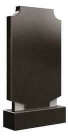 Модель памятника №127 вертикальный, современный, прямоугольный, мужской